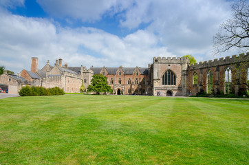 Fototapeta premium Bishop's Palace, Wells, Somerset, England