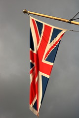 Flaga Wielkiej Brytanii, wyizolowana - obrazy, fototapety, plakaty