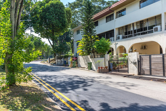 Residential streets of Singapore