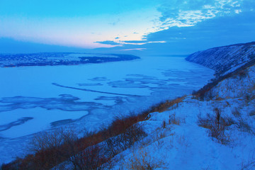 winter cold morning