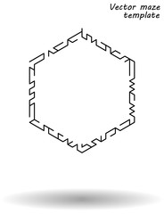 Maze vector illustration