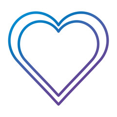 heart love isolated icon vector illustration design