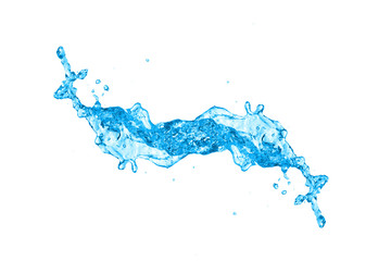 water Splash On white  Background