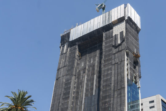 Mexico City Damaged Building After 2017 Earthquake