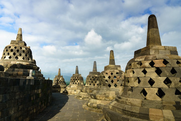 Borobudur Temple (Candi Borobudur), Yogyakarta, Java, Indonesia.