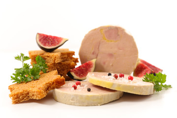 foie gras and gingerbread cake