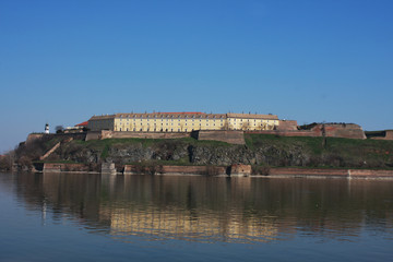 Novi Sad fortress in Serbia (Petrovaradin) .