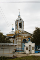 Fototapeta premium Old church in Moscow Region, Russia