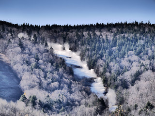 Early Season Snowmaking at Sunday River in Newry, Maine