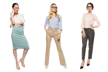 Obraz premium multicultural young businesswomen