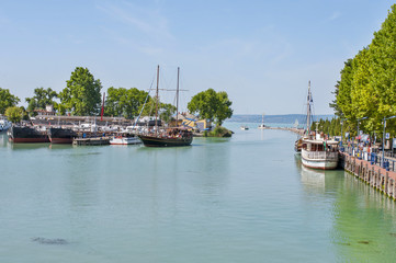 Fototapeta na wymiar Yachts in harbor