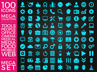 Set Of Icons, Quality Icon Collection Vector Design Eps 10