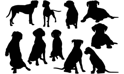 Download Border Collie Dog Svg Files Cricut Silhouette Clip Art Vector Illustration Eps Black Overlay Wall Mural Loveleen