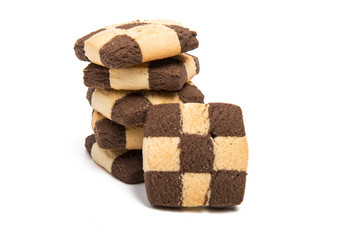 chess cookies isolated