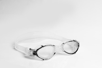 Glasses for diving isolate