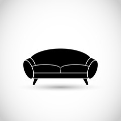 Sofa icon vector