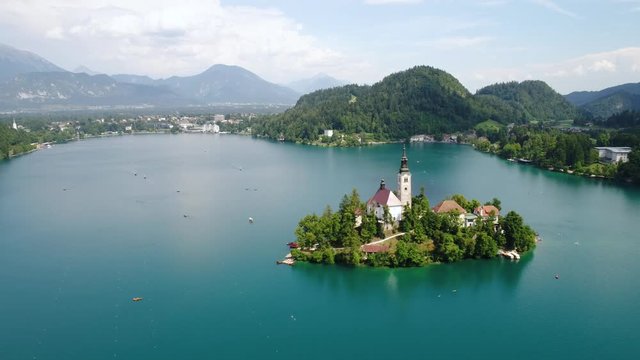 Slovenia Beautiful Nature - resort Lake Bled.