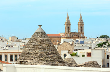 Trulli houses in Alberobello, Italy