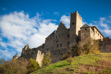 Fototapeta na wymiar Fortified city of Carcassonne