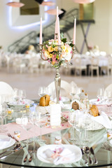 Wedding table decoration
