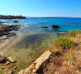 Sicily summer sea coast, Italy