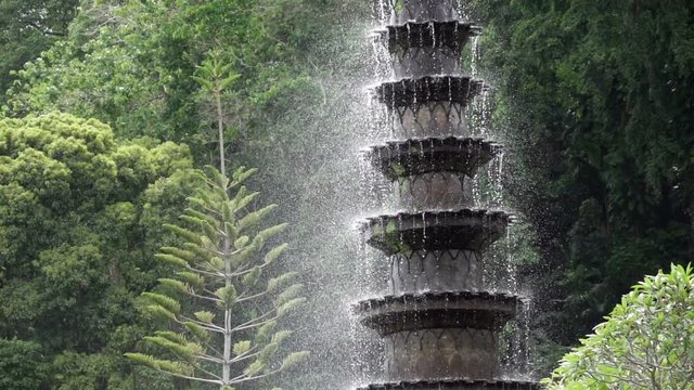 Water Palace of Tirta Gangga. Landmark in Bali Karangasem, Indonesia