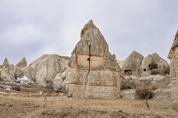 Fototapeta na wymiar Cone mountains in Turkey