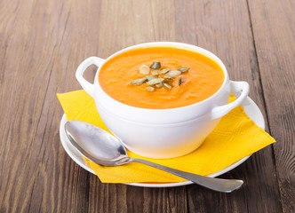organic pumpkin cream soup