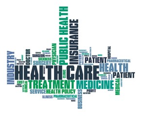 Health care word cloud