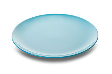 New empty round plate