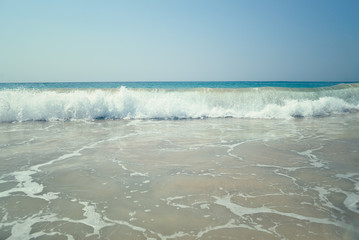 Beautiful wave in the ocean 