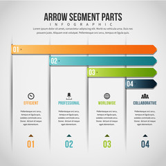 Arrow Segment Parts Infographic