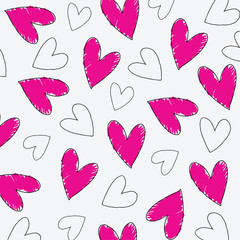 hearts pattern.