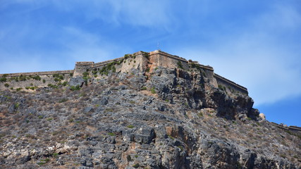 Imeri Grandvousa with its fort,?ear island Crete 