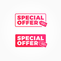 Special Offer 50% Off Tags Advertisement