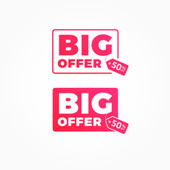 Big Offer 50% Off Tags Advertisement