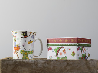 Utiles de cocina decorada con motivos de Navidad