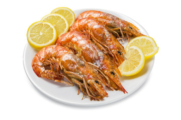 Gambas a la plancha