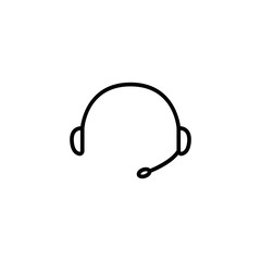 Headphones icon, vector