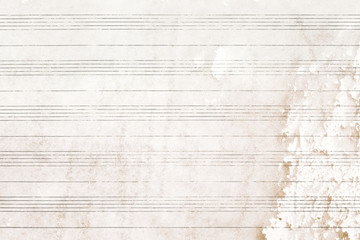 Sheet music without notes, background texture