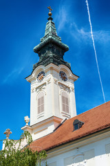 Naklejka premium Sombor, Serbia July 14, 2017: Serbian Orthodox Church of St. George in Sombor