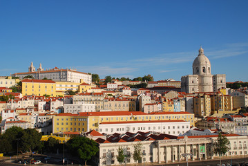 View of the city of Lisbon, Portugal