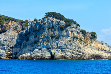 Fototapeta na wymiar Palmaria island, La Spezia, Italy