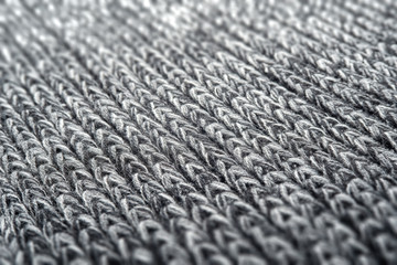 Natural Knitted Wool Background.