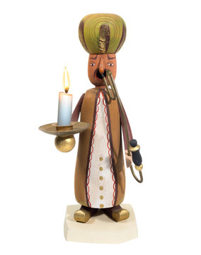 alter r&auml;uchermann, nussknacker aus dem erzgebirge