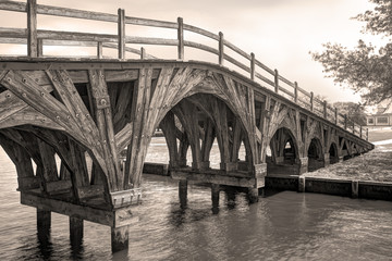 Wooden bridge