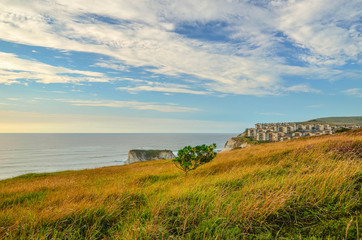 Fototapeta premium coastal landscape of Basque Country, Sopelana, Vizcaya, Spain, Europe