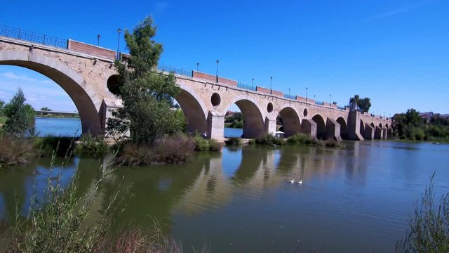Badajoz (Extremadura) a vista de pajaro
