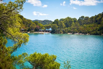 Beautiful view of National Park Mljet Island, Croatia, Adriatic Sea