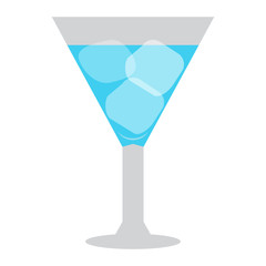 Cocktail isolated on white background, Vector illustration
